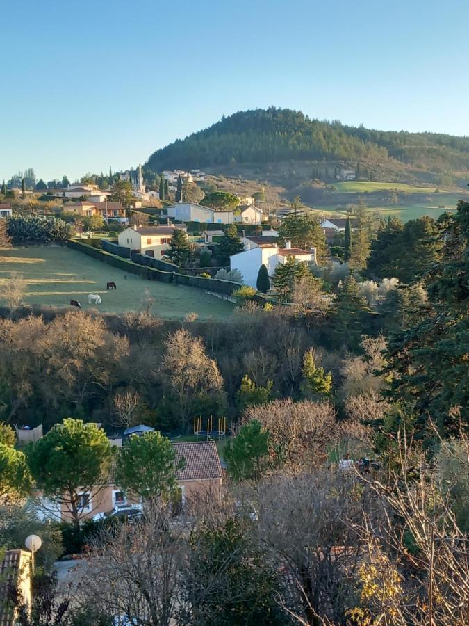 Gite La Chaumette Appartement Turquoise Villeneuve-de-Berg Dış mekan fotoğraf