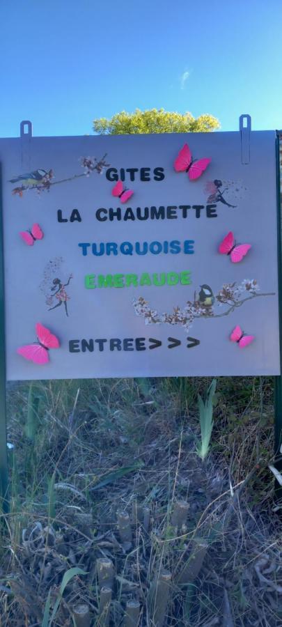 Gite La Chaumette Appartement Turquoise Villeneuve-de-Berg Dış mekan fotoğraf